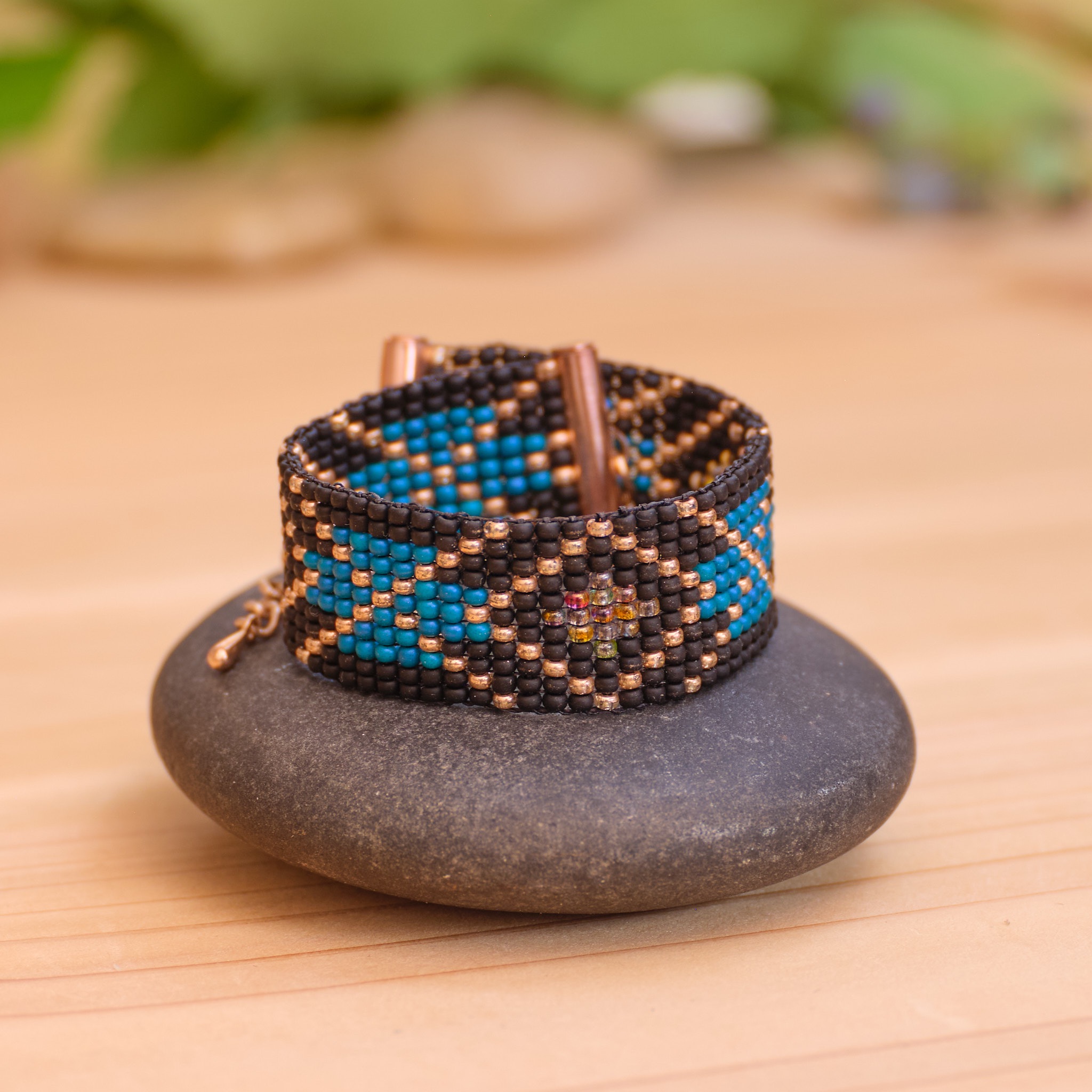 Copper Mesa Loom Bracelet
