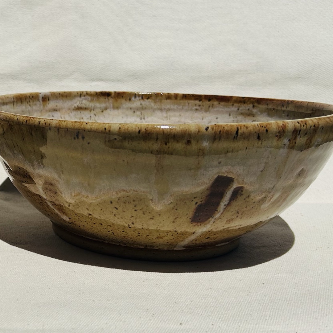 Two Toned Wide Serving Bowl