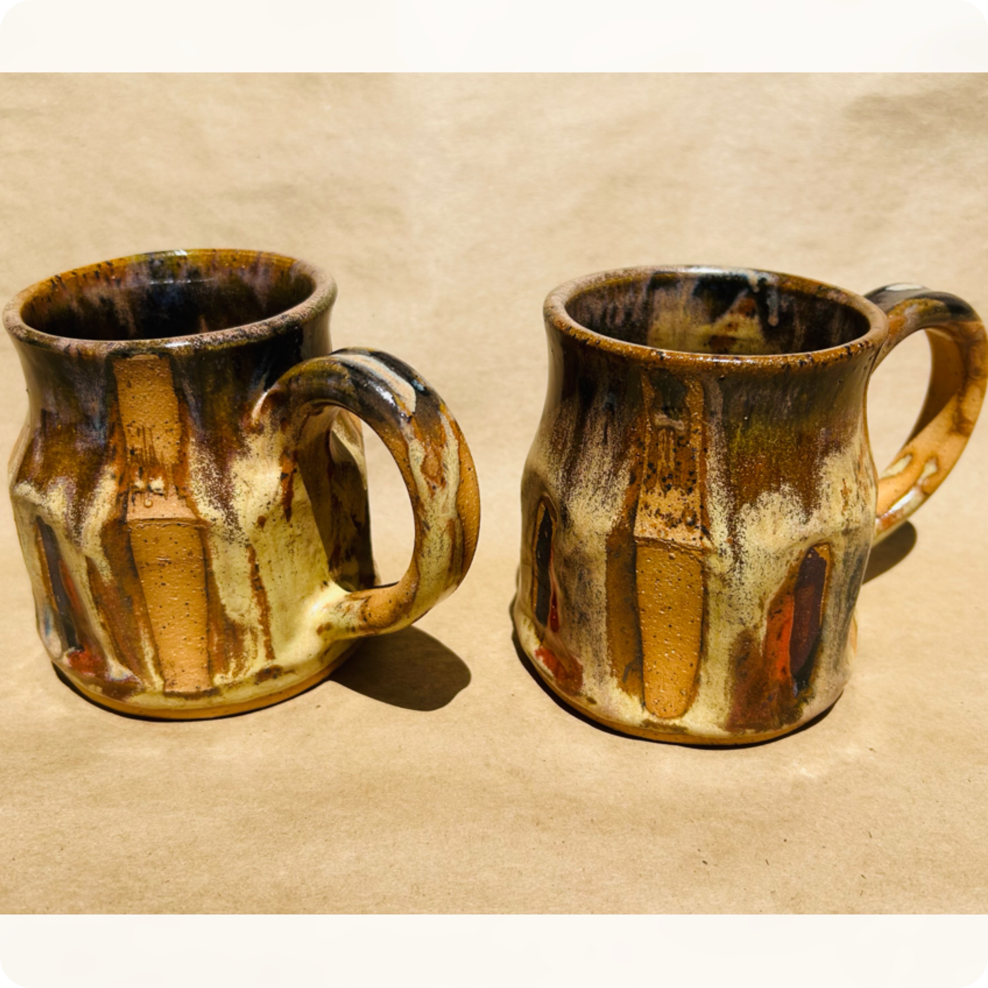 Faceted Specked Mugs