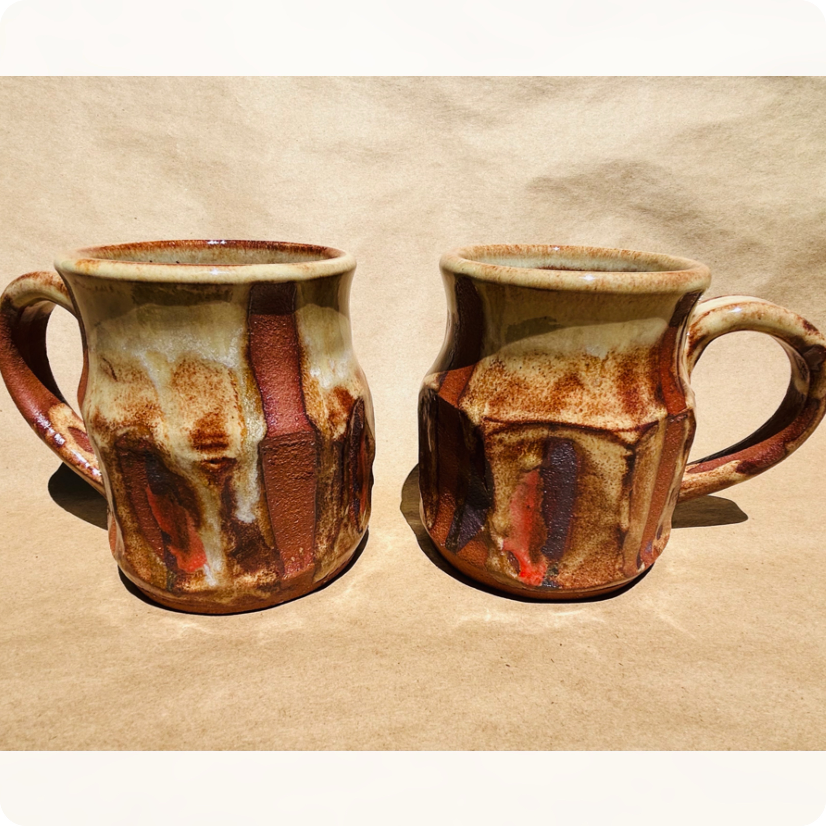 Faceted Iron Rich Mugs